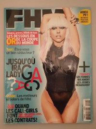 Magazine revue FHM 4 Mai  2010 Lady Gaga